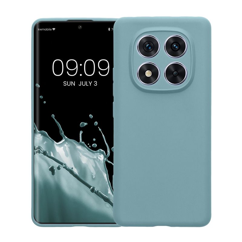 Laptop, Telefoane si Tablete - Telefoane mobile si accesorii - Accesorii Telefoane - Huse telefoane - Husa Kwmobile pentru Xiaomi Redmi Note 14 Pro 5G/Poco X7, anti-alunecare, silicon, piatra - Infinity.ro