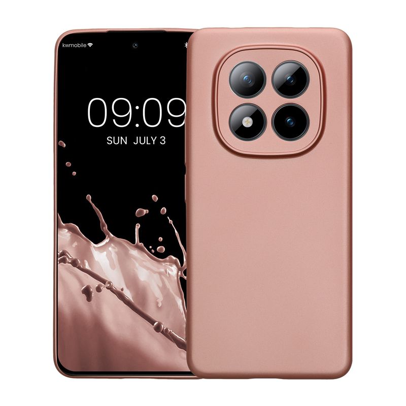 Laptop, Telefoane si Tablete - Telefoane mobile si accesorii - Accesorii Telefoane - Huse telefoane - Husa Kwmobile pentru Xiaomi Redmi Note 15 Pro 4G, anti-alunecare, silicon, auriu - Infinity.ro
