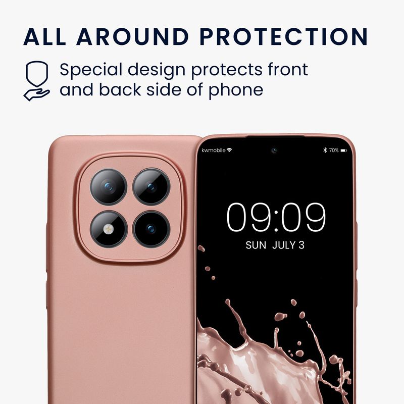 Laptop, Telefoane si Tablete - Telefoane mobile si accesorii - Accesorii Telefoane - Huse telefoane - Husa Kwmobile pentru Xiaomi Redmi Note 15 Pro 4G, anti-alunecare, silicon, auriu - Infinity.ro