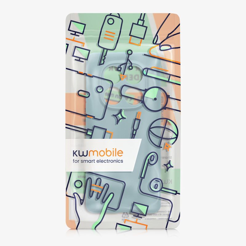 Laptop, Telefoane si Tablete - Telefoane mobile si accesorii - Accesorii Telefoane - Huse telefoane - Husa Kwmobile pentru Xiaomi Redmi Note 14 Pro 5G/Poco X7, anti-alunecare, silicon, piatra - Infinity.ro
