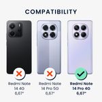 Laptop, Telefoane si Tablete - Telefoane mobile si accesorii - Accesorii Telefoane - Huse telefoane - Husa Kwmobile pentru Xiaomi Redmi Note 14 Pro 4G, anti-alunecare, silicon, lavanda - Infinity.ro