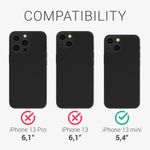 Laptop, Telefoane si Tablete - Telefoane mobile si accesorii - Accesorii Telefoane - Huse telefoane - Husa tip flip Kalibri pentru iPhone 13 mini, protectie la zgarieturi, piele naturala, maro - Infinity.ro