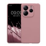 Laptop, Telefoane si Tablete - Telefoane mobile si accesorii - Accesorii Telefoane - Huse telefoane - Husa Kwmobile pentru Xiaomi Redmi Note 14 5G, anti-alunecare, silicon, roz antic - Infinity.ro