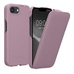 Laptop, Telefoane si Tablete - Telefoane mobile si accesorii - Accesorii Telefoane - Huse telefoane - Husa tip flip Kalibri pentru iPhone 17e/16e, protectie la zgarieturi, protectie la praf, piele naturala, mov - Infinity.ro