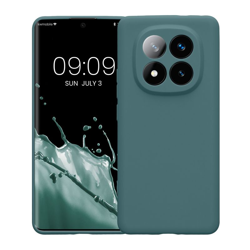 Laptop, Telefoane si Tablete - Telefoane mobile si accesorii - Accesorii Telefoane - Huse telefoane - Husa Kwmobile pentru Xiaomi Redmi Note 14 Pro+ 5G/Redmi Note 14 Pro Plus 5G, anti-alunecare, silicon, noapte - Infinity.ro