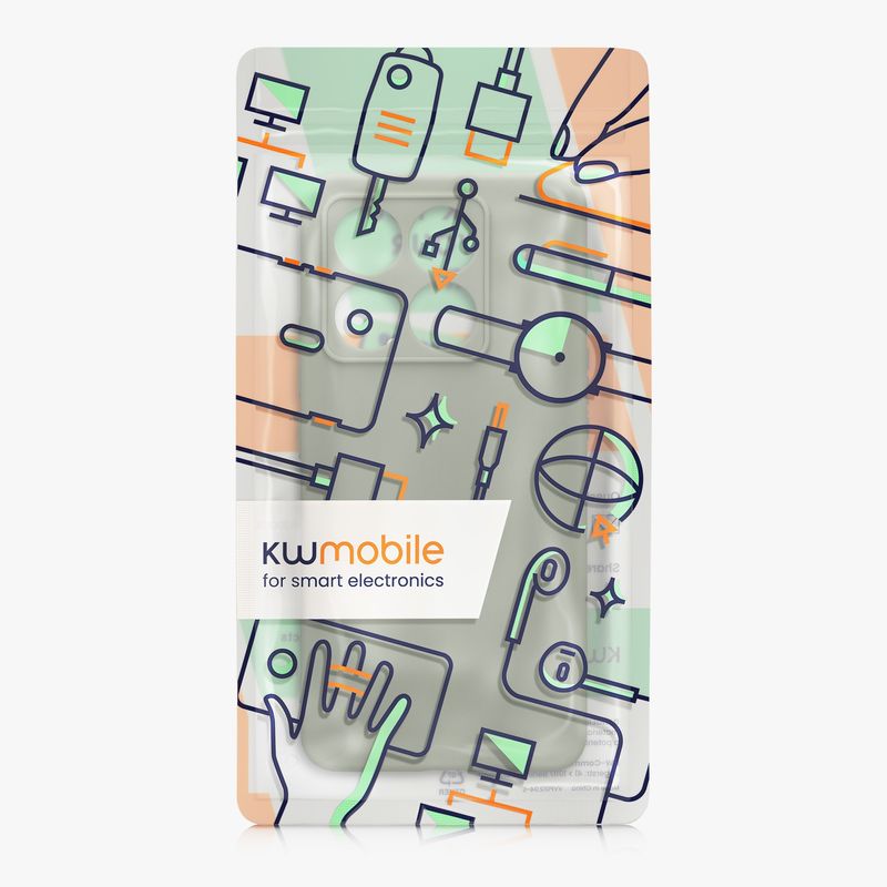 Laptop, Telefoane si Tablete - Telefoane mobile si accesorii - Accesorii Telefoane - Huse telefoane - Husa Kwmobile pentru Xiaomi 14T, anti-alunecare, silicon, verde, gri - Infinity.ro