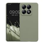 Laptop, Telefoane si Tablete - Telefoane mobile si accesorii - Accesorii Telefoane - Huse telefoane - Husa Kwmobile pentru Xiaomi 14T, anti-alunecare, silicon, verde, gri - Infinity.ro