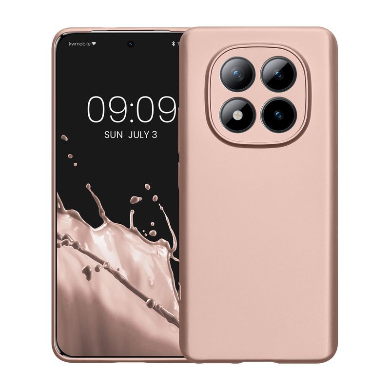 Laptop, Telefoane si Tablete - Telefoane mobile si accesorii - Accesorii Telefoane - Huse telefoane - Husa Kwmobile pentru Xiaomi Redmi Note 15 4G/Redmi Note 15 5G/Poco M8 5G, anti-alunecare, silicon, auriu - Infinity.ro