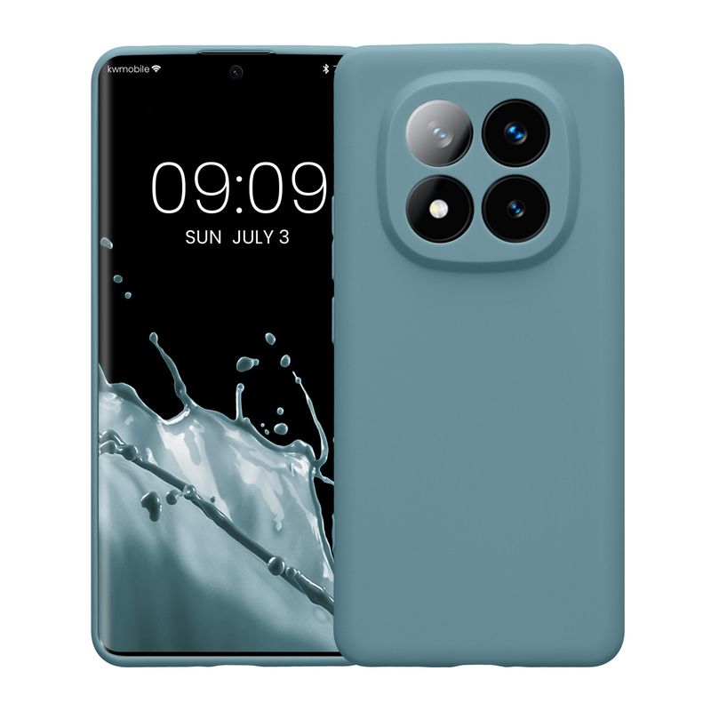 Laptop, Telefoane si Tablete - Telefoane mobile si accesorii - Accesorii Telefoane - Huse telefoane - Husa Kwmobile pentru Xiaomi Redmi Note 14 Pro+ 5G/Redmi Note 14 Pro Plus 5G, anti-alunecare, silicon, piatra - Infinity.ro