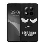 Laptop, Telefoane si Tablete - Telefoane mobile si accesorii - Accesorii Telefoane - Huse telefoane - Husa Kwmobile pentru Xiaomi Redmi Note 15 5G, anti-alunecare, silicon, alb, negru - Infinity.ro