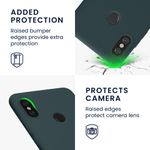 Laptop, Telefoane si Tablete - Telefoane mobile si accesorii - Accesorii Telefoane - Huse telefoane - Husa Kwmobile pentru Xiaomi Redmi Note 5 (Global Version)/Note 5 Pro, incarcare wireless, anti-alunecare, silicon, gri - Infinity.ro