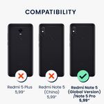 Laptop, Telefoane si Tablete - Telefoane mobile si accesorii - Accesorii Telefoane - Huse telefoane - Husa Kwmobile pentru Xiaomi Redmi Note 5 (Global Version)/Note 5 Pro, incarcare wireless, anti-alunecare, silicon, gri - Infinity.ro
