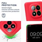 Laptop, Telefoane si Tablete - Telefoane mobile si accesorii - Accesorii Telefoane - Huse telefoane - Husa Kwmobile pentru Xiaomi Redmi Note 14 Pro+ 5G/Redmi Note 14 Pro Plus 5G, anti-alunecare, silicon, roz neon - Infinity.ro