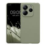 Laptop, Telefoane si Tablete - Telefoane mobile si accesorii - Accesorii Telefoane - Huse telefoane - Husa Kwmobile pentru Xiaomi Redmi Note 14 5G, anti-alunecare, silicon, verde, gri - Infinity.ro