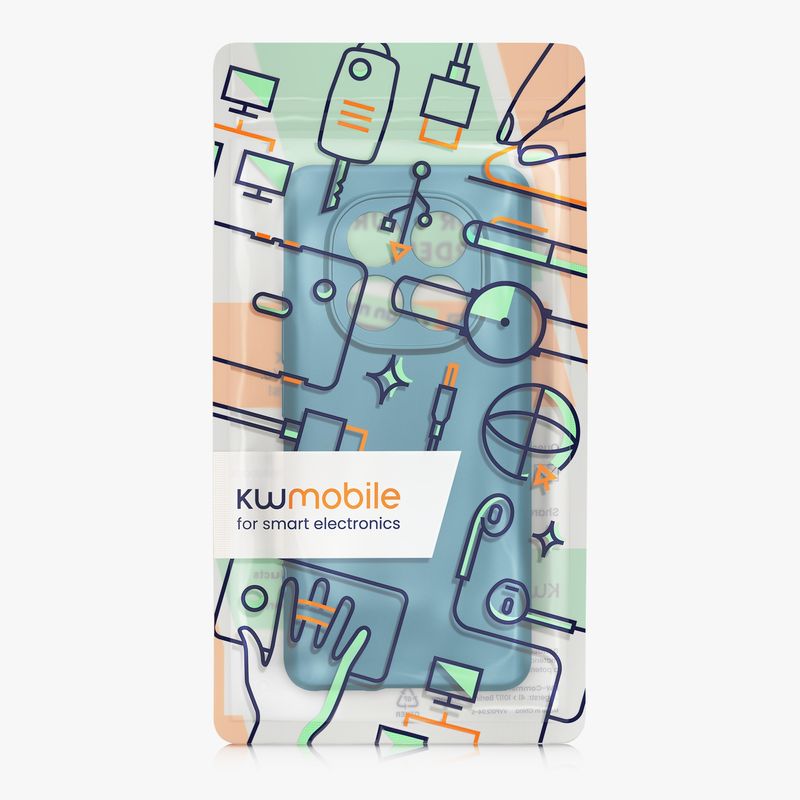 Laptop, Telefoane si Tablete - Telefoane mobile si accesorii - Accesorii Telefoane - Huse telefoane - Husa Kwmobile pentru Xiaomi Redmi Note 15 4G/Redmi Note 15 5G/Poco M8 5G, anti-alunecare, silicon, albastru caraibian - Infinity.ro