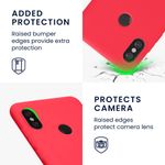 Laptop, Telefoane si Tablete - Telefoane mobile si accesorii - Accesorii Telefoane - Huse telefoane - Husa Kwmobile pentru Xiaomi Redmi Note 5 (Global Version)/Note 5 Pro, incarcare wireless, anti-alunecare, silicon, roz - Infinity.ro