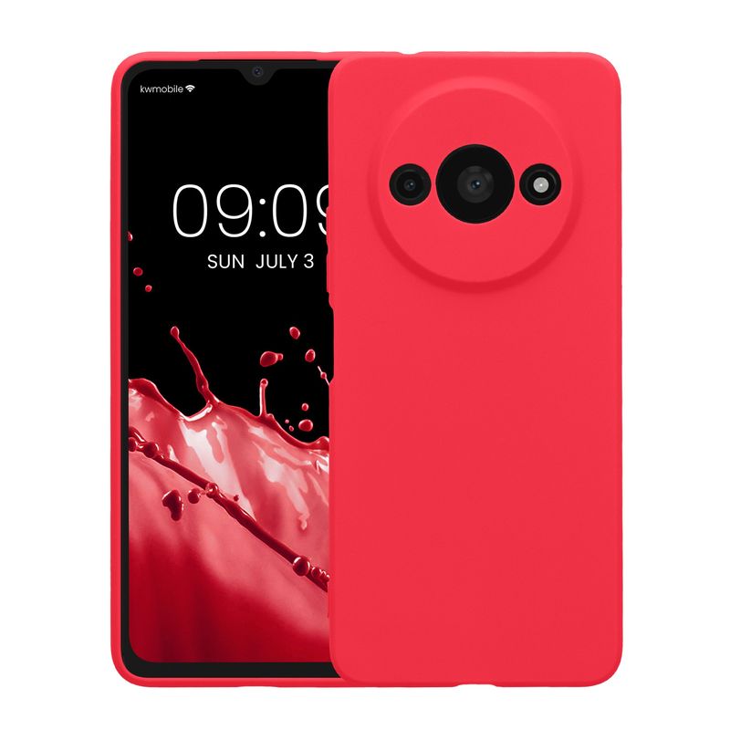 Laptop, Telefoane si Tablete - Telefoane mobile si accesorii - Accesorii Telefoane - Huse telefoane - Husa Kwmobile pentru Xiaomi Redmi A3, anti-alunecare, silicon, roz - Infinity.ro