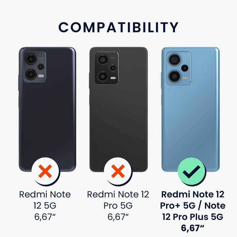 Laptop, Telefoane si Tablete - Telefoane mobile si accesorii - Accesorii Telefoane - Huse telefoane - Husa Kwmobile pentru Xiaomi Redmi Note 12 Pro Plus 5G/Note 12 Pro Plus 5G, anti-alunecare, silicon, rosu - Infinity.ro
