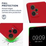 Laptop, Telefoane si Tablete - Telefoane mobile si accesorii - Accesorii Telefoane - Huse telefoane - Husa Kwmobile pentru Xiaomi Redmi Note 12 Pro Plus 5G/Note 12 Pro Plus 5G, anti-alunecare, silicon, rosu - Infinity.ro