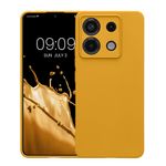 Laptop, Telefoane si Tablete - Telefoane mobile si accesorii - Accesorii Telefoane - Huse telefoane - Husa Kwmobile pentru Xiaomi Redmi Note 13 Pro 5G/Poco X6 5G, anti-alunecare, silicon, galben - Infinity.ro