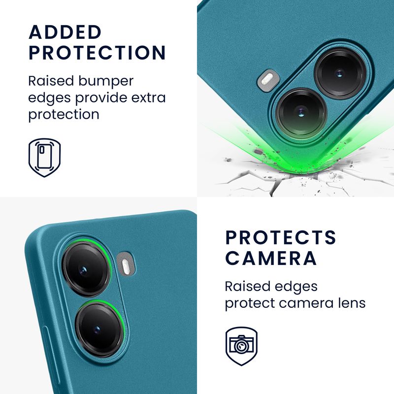 Laptop, Telefoane si Tablete - Telefoane mobile si accesorii - Accesorii Telefoane - Huse telefoane - Husa Kwmobile pentru Xiaomi Poco X7 Pro 5G, anti-alunecare, TPU, albastru - Infinity.ro