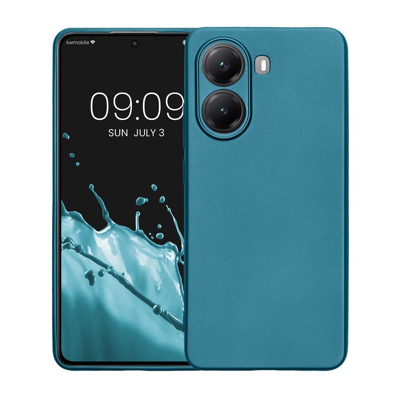 Laptop, Telefoane si Tablete - Telefoane mobile si accesorii - Accesorii Telefoane - Huse telefoane - Husa Kwmobile pentru Xiaomi Poco X7 Pro 5G, anti-alunecare, TPU, albastru - Infinity.ro