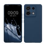 Laptop, Telefoane si Tablete - Telefoane mobile si accesorii - Accesorii Telefoane - Huse telefoane - Husa Kwmobile pentru Xiaomi Redmi Note 13 Pro 5G/Poco X6 5G, anti-alunecare, silicon, bleumarin - Infinity.ro