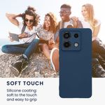 Laptop, Telefoane si Tablete - Telefoane mobile si accesorii - Accesorii Telefoane - Huse telefoane - Husa Kwmobile pentru Xiaomi Redmi Note 13 Pro 5G/Poco X6 5G, anti-alunecare, silicon, bleumarin - Infinity.ro