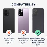 Laptop, Telefoane si Tablete - Telefoane mobile si accesorii - Accesorii Telefoane - Huse telefoane - Husa Kwmobile pentru Xiaomi Redmi Note 11 Pro/Note 11 Pro (5G)/Note 12 Pro (4G), anti-alunecare, silicon, roz - Infinity.ro