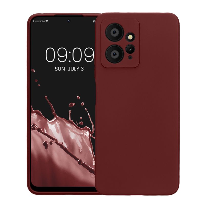 Laptop, Telefoane si Tablete - Telefoane mobile si accesorii - Accesorii Telefoane - Huse telefoane - Husa Kwmobile pentru Xiaomi Redmi Note 12 (4G), anti-alunecare, silicon, mov - Infinity.ro