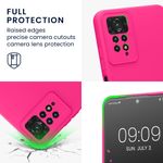 Laptop, Telefoane si Tablete - Telefoane mobile si accesorii - Accesorii Telefoane - Huse telefoane - Husa Kwmobile pentru Xiaomi Redmi Note 11 Pro/Note 11 Pro (5G)/Note 12 Pro (4G), anti-alunecare, silicon, roz - Infinity.ro