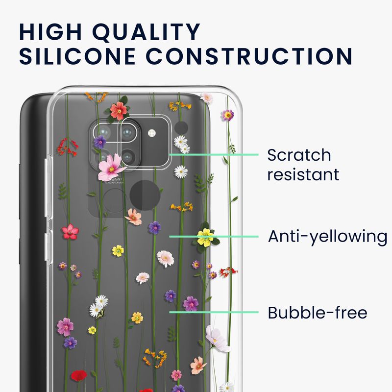 Laptop, Telefoane si Tablete - Telefoane mobile si accesorii - Accesorii Telefoane - Huse telefoane - Husa Kwmobile pentru Xiaomi Redmi Note 9, protectie la socuri, protectie la zgarieturi, silicon, multicolor - Infinity.ro