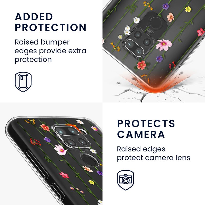 Laptop, Telefoane si Tablete - Telefoane mobile si accesorii - Accesorii Telefoane - Huse telefoane - Husa Kwmobile pentru Xiaomi Redmi Note 9, protectie la socuri, protectie la zgarieturi, silicon, multicolor - Infinity.ro