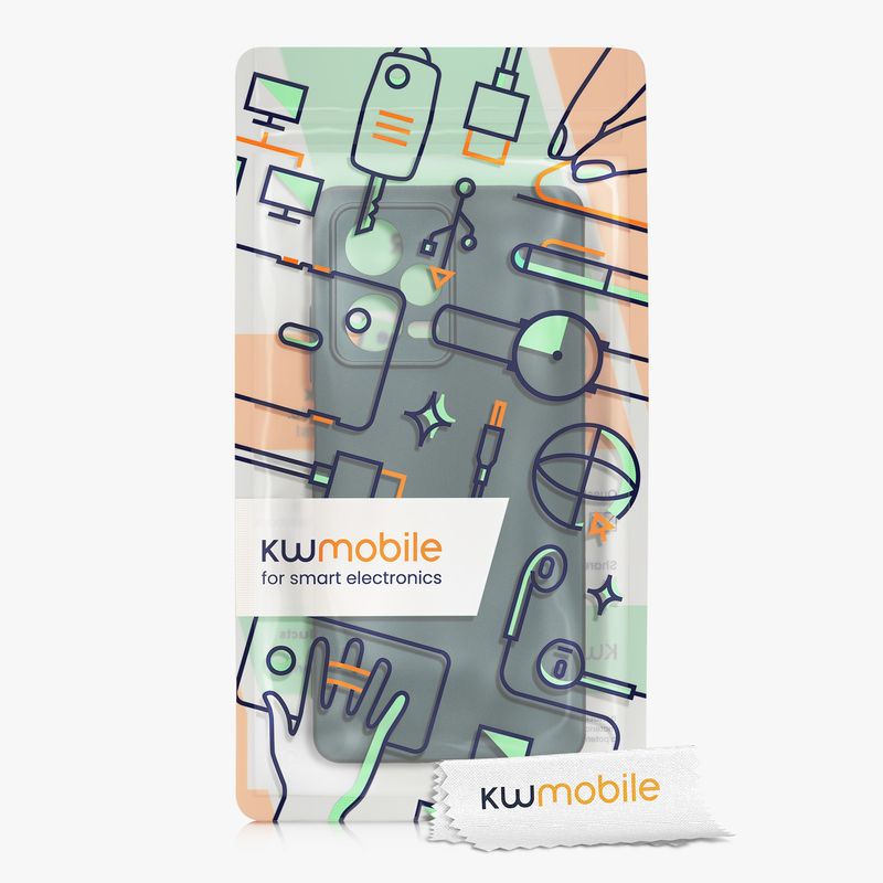 Laptop, Telefoane si Tablete - Telefoane mobile si accesorii - Accesorii Telefoane - Huse telefoane - Husa Kwmobile pentru Xiaomi Redmi Note 12 Pro 5G, anti-alunecare, silicon, turcoaz - Infinity.ro