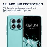Laptop, Telefoane si Tablete - Telefoane mobile si accesorii - Accesorii Telefoane - Huse telefoane - Husa Kwmobile pentru Xiaomi Redmi Note 14 Pro 5G/Poco X7, anti-alunecare, protectie la zgarieturi, silicon, verde menta - Infinity.ro
