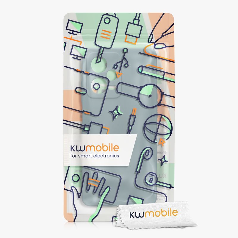 Laptop, Telefoane si Tablete - Telefoane mobile si accesorii - Accesorii Telefoane - Huse telefoane - Husa Kwmobile pentru Xiaomi Redmi Note 12 Pro 5G, anti-alunecare, silicon, noapte - Infinity.ro