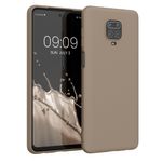 Laptop, Telefoane si Tablete - Telefoane mobile si accesorii - Accesorii Telefoane - Huse telefoane - Husa Kwmobile pentru Xiaomi Redmi Note 9S/Redmi Note 9 Pro/Redmi Note 9 Pro Max, incarcare wireless, silicon, bej - Infinity.ro
