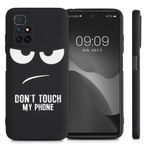 Laptop, Telefoane si Tablete - Telefoane mobile si accesorii - Accesorii Telefoane - Huse telefoane - Husa Kwmobile pentru Xiaomi Redmi 10 (2021/2022), anti-alunecare, silicon, alb, negru - Infinity.ro