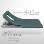 Laptop, Telefoane si Tablete - Telefoane mobile si accesorii - Accesorii Telefoane - Huse telefoane - Husa Kwmobile pentru Xiaomi Redmi Note 10 Pro, incarcare wireless, silicon, albastru verzui - Infinity.ro