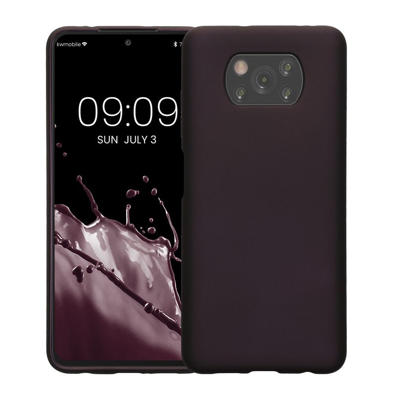 Laptop, Telefoane si Tablete - Telefoane mobile si accesorii - Accesorii Telefoane - Huse telefoane - Husa Kwmobile pentru Xiaomi Poco X3 NFC/Poco X3 Pro, anti-alunecare, silicon, mov - Infinity.ro