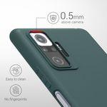 Laptop, Telefoane si Tablete - Telefoane mobile si accesorii - Accesorii Telefoane - Huse telefoane - Husa Kwmobile pentru Xiaomi Redmi Note 10 Pro, incarcare wireless, silicon, albastru verzui - Infinity.ro