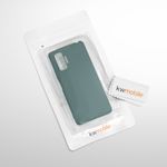 Laptop, Telefoane si Tablete - Telefoane mobile si accesorii - Accesorii Telefoane - Huse telefoane - Husa Kwmobile pentru Xiaomi Redmi Note 10 Pro, incarcare wireless, silicon, albastru verzui - Infinity.ro
