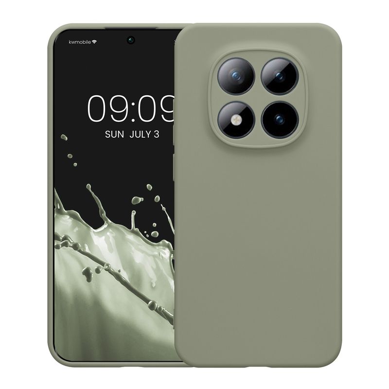 Laptop, Telefoane si Tablete - Telefoane mobile si accesorii - Accesorii Telefoane - Huse telefoane - Husa Kwmobile pentru Xiaomi Redmi Note 15 Pro 5G, anti-alunecare, silicon, verde - Infinity.ro