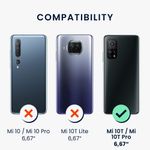 Laptop, Telefoane si Tablete - Telefoane mobile si accesorii - Accesorii Telefoane - Huse telefoane - Husa Kwmobile pentru Xiaomi Mi 10T (5G)/Mi 10T Pro (5G), incarcare wireless, anti-alunecare, silicon, negru - Infinity.ro