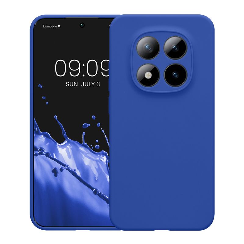 Laptop, Telefoane si Tablete - Telefoane mobile si accesorii - Accesorii Telefoane - Huse telefoane - Husa Kwmobile pentru Xiaomi Redmi Note 15 Pro 5G, protectie la zgarieturi, silicon, albastru - Infinity.ro
