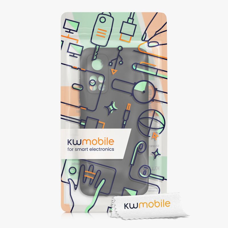Laptop, Telefoane si Tablete - Telefoane mobile si accesorii - Accesorii Telefoane - Huse telefoane - Husa Kwmobile pentru Xiaomi Mi 10T (5G)/Mi 10T Pro (5G), incarcare wireless, anti-alunecare, silicon, negru - Infinity.ro