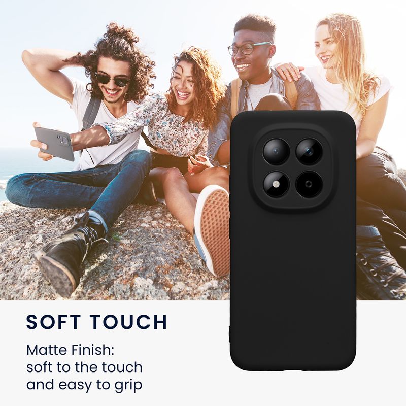 Laptop, Telefoane si Tablete - Telefoane mobile si accesorii - Accesorii Telefoane - Huse telefoane - Husa Kwmobile pentru Xiaomi Redmi Note 15 Pro Plus 5G/Poco M8 Pro 5G, anti-alunecare, silicon, negru - Infinity.ro