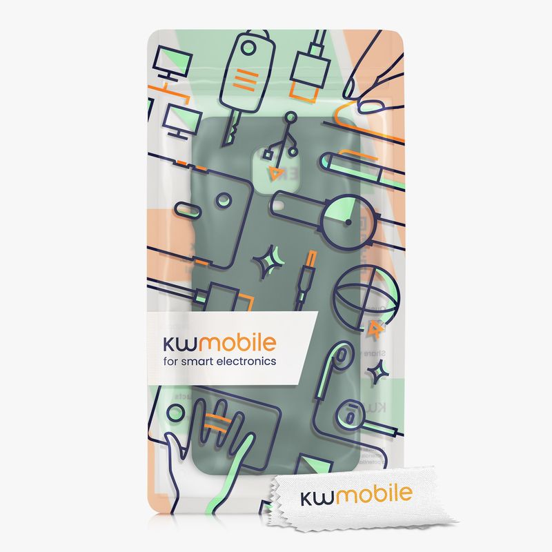 Laptop, Telefoane si Tablete - Telefoane mobile si accesorii - Accesorii Telefoane - Huse telefoane - Husa Kwmobile pentru Xiaomi Redmi Note 9S/Redmi Note 9 Pro/Redmi Note 9 Pro Max, incarcare wireless, silicon, verde - Infinity.ro