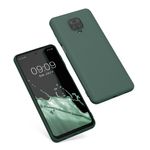 Laptop, Telefoane si Tablete - Telefoane mobile si accesorii - Accesorii Telefoane - Huse telefoane - Husa Kwmobile pentru Xiaomi Redmi Note 9S/Redmi Note 9 Pro/Redmi Note 9 Pro Max, incarcare wireless, silicon, verde - Infinity.ro