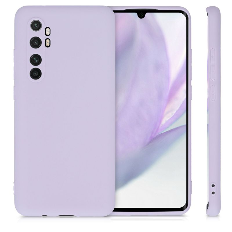 Laptop, Telefoane si Tablete - Telefoane mobile si accesorii - Accesorii Telefoane - Huse telefoane - Husa Kwmobile pentru Xiaomi Mi Note 10 Lite, anti-alunecare, silicon, mov - Infinity.ro